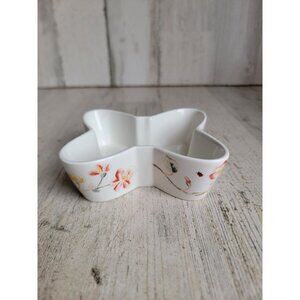 Lenox butterfly meadow shaped bowl trinket unique ladybug‎ flower